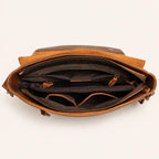 Leather Messenger Bag