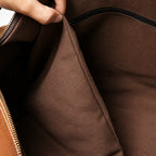 Cow Leather Brown Duffle bag
