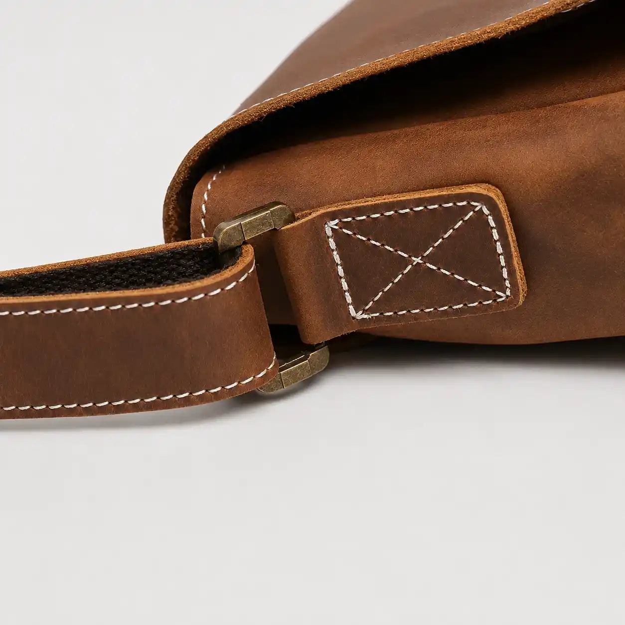 Leather Messenger Bag