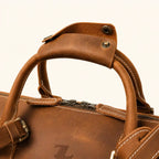Cow Leather Brown Duffle bag