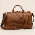 Buffalo Leather Duffle Bag for Men