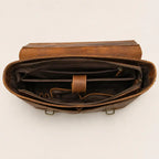 Vintage Leather Briefcase for Men